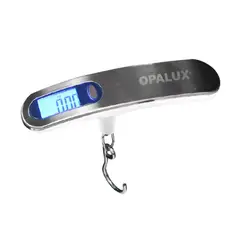 OPALUX - Balanza Digital de Equipaje Pantalla Azul OP-623