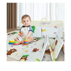 OEM - PISO ALFOMBRA PLEGABLE REVERSIBLE ANTICAIDAS PARA BEBES