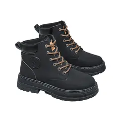 BLWOENS - Zapatos Botas de Martín para mujeres - Negro