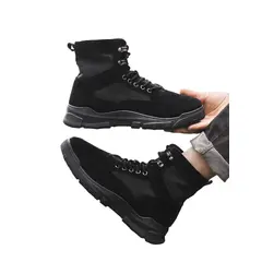 BLWOENS - Zapatos Botas de Martín para Hombre - Negro