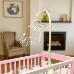 LITTLE BRU ACCESORIOS EXCLUSIVOS - Móvil para cunas musical a cuerda