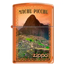 ZIPPO - Encendedor Orange Matte Machu Picchu