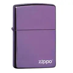 ZIPPO - Encendedor Classic High Polish Purple Logo