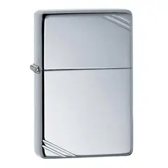 ZIPPO - Encendedor High Polish Chrome Vintage with Slashes