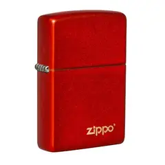 ZIPPO - Encendedor Classic Metallic Red Logo