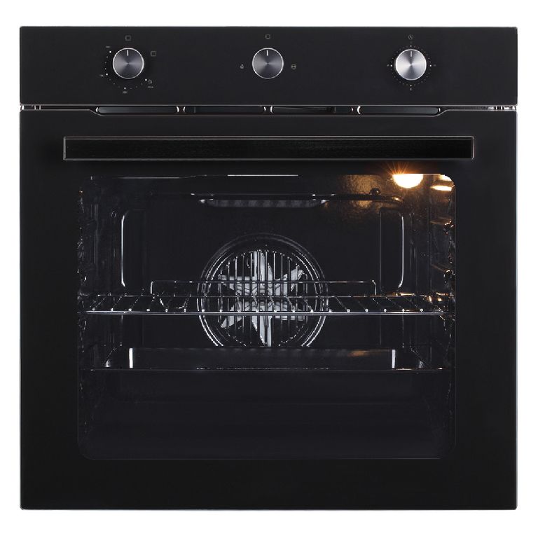 HORNO EMPOTRABLE A GAS 75 LITROS CON CONVECCION.