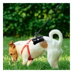 RYBIU IMPORT - Bolso con Portabolsa Pet en Tono Negro Y+Post-it Adhesivos