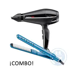 Babyliss Pro - Combo BabylissPro Alisadora BABNT9564TPE y Secador Black Magic B6400PE