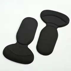 OEM - Almohadillas para talón protector para el cuidado de los pies NEGRO