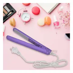 RYBIU IMPORT - Plancha Portatil Mini de Cabello Lila Y+Papel de Regalo