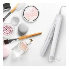 RYBIU IMPORT - Plancha Resistente Alisador Mini Blanco Y+Regalo Stickers