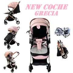 VOYAGE - Nuevo Coche Maleta Reversible Grecia -Rosa