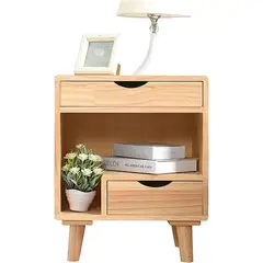 TU MESITA - Mesa de Noche práctica Lionel color Haya