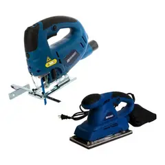 TOOLCRAFT - Lijadora orbital 1/2 400w + caladora 800w 80mm tc5909k-2