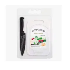 OTTOWARE - Kit de 2 Tabla de Picar + Cuchillo
