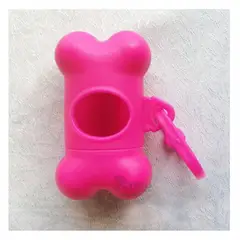 GENERICO - Set de 5 Bolsas Desechables para Popo de Mascotas en Rosado