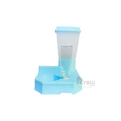 RYBIU IMPORT - Comedero Automatico de Perro y Gato en Celeste Y+MiniAgenda