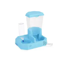 RYBIU IMPORT - Comedero Pet Versatil en Tono Celeste Y+Envoltorio de Regalo