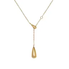 TIOZONEY - Bañado en oro Collar de moda para mujeres