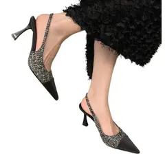 BLWOENS - Zapatos Tacones altos femeninos en verano - Gris_.