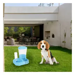 GENERICO - Dispensador de Agua y Comida Automatico en Celeste