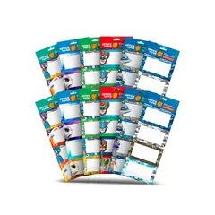 OFFICE PAPER - Etiquetas Escolares Niños x12 Paquetes