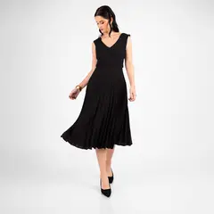 TEILOR - VESTIDO ELEGANTE PLISADO COCTEL DE MUJER