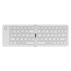 GENERICO - Teclado Inalámbrico Plegable Bluetooth Multidispositivo CMKB023 Blanco