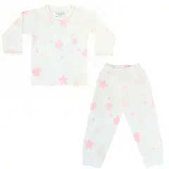 GENERICO - Pijama Bebe Niña - Algodon - Estrellas