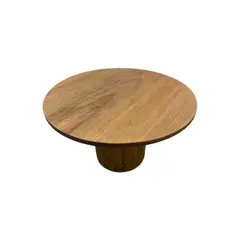 GENERICO - MESA DE MADERA LATERAL MODELO BOHO COLOR OAK
