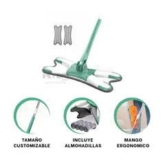 RYBIU IMPORT - Mopa Multiusos en Color Verde Y+Post-it Adhesivos