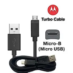 MOTOROLA - Cable USB A Micro USB - Negro