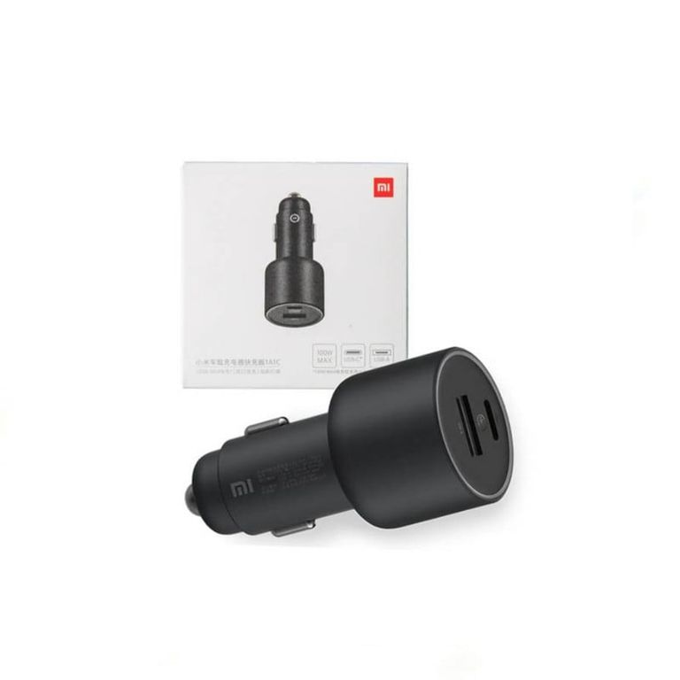 Cargador De Auto 100W Carga Rapida - Negro