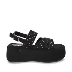 GOTTA - Sandalia Plataforma Negra Mujer 55962