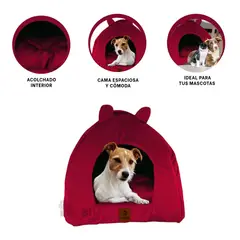 GENERICO - Colchon para Peludos de Talla S Tono Guinda Y+MiniAgenda