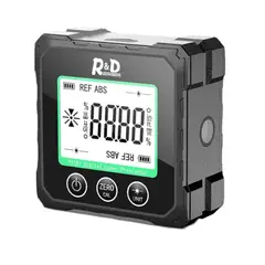 GENERICO - Inclinómetro Digital Con Laser Batería Recargable 4 lados magnéticos