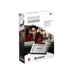 KINGSTON - DISCO PORTABLE SSD XS2000 2TB 32 TIPO C 2000MBS ULTRA VELOZ