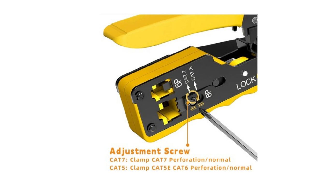 Ponchador Crimpeador RJ45 - RJ11 Pasantes