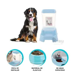 RYBIU IMPORT - Expendedor Inteligente de Comida Celeste Y+Regalo Agendita