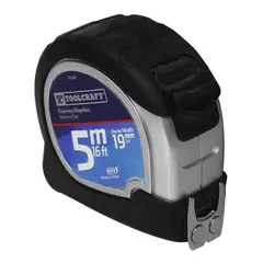 TOOLCRAFT - Wincha magnético 5mx19mm 34 tc1418