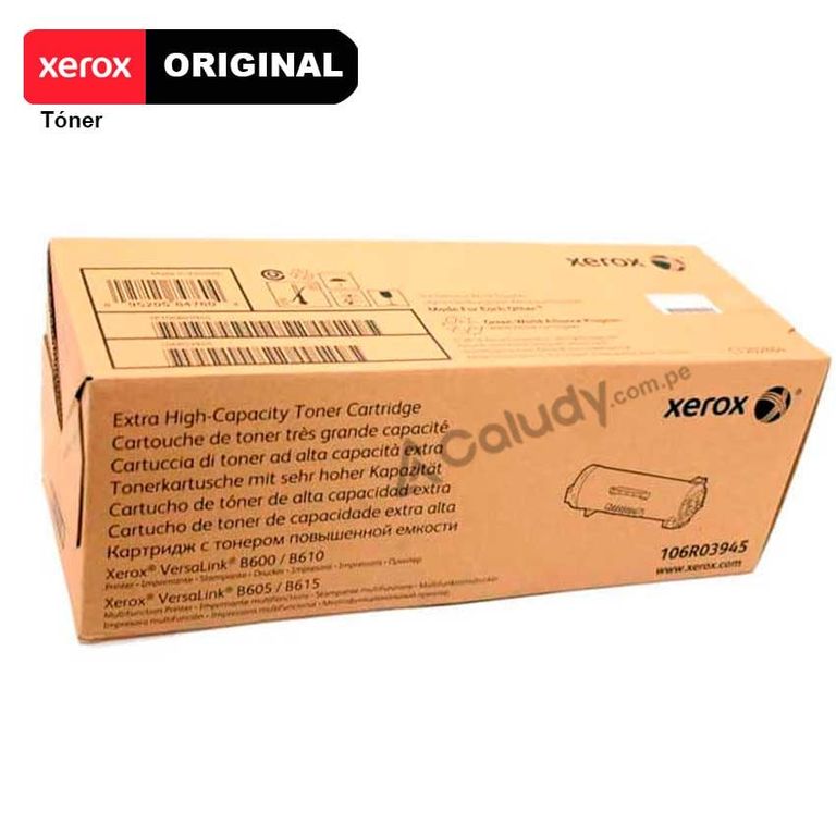 Tóner Original 106R03945 VERSALINK B600 45K PGS