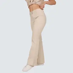 PARADA 111 - PANTALON FLARE CINTURA MUJER PARADA111 SILVANA