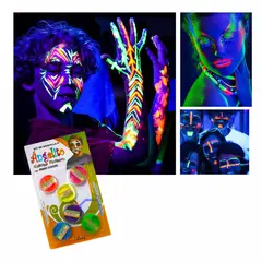 MASK COLORS - Set de 5 maquillaje en colores neón