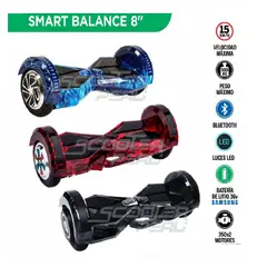 GENERICO - SMART BALANCE ARO 82 CON LUCES LED BLUETOOH