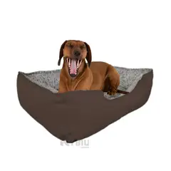 RYBIU IMPORT - Cama con Base de Lona de Color Marron XL Y+Papel de Regalo