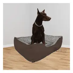 RYBIU IMPORT - Cama para Mascotas con Base Marron XL Y+Papel de Regalo