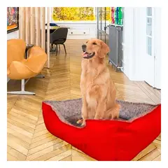 RYBIU IMPORT - Cama Canina de Color Rojo en Talla XXL Y+Papel de Regalo
