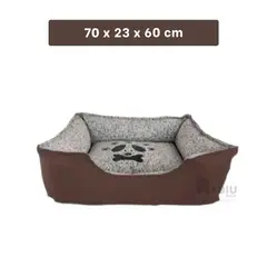 RYBIU IMPORT - Base de Lona para Mascota en Marron Y+Ligas de Regalo