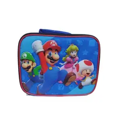 NINTENDO - Lonchera Escolar Insulada Mario Bross y Amigos