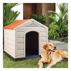 RYBIU IMPORT - Caseta Comoda Funcional para Perro Mediana Y+Stickers